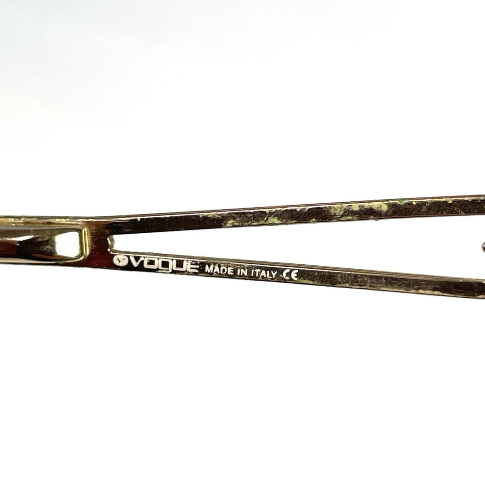 Vogue VO3233-S Vintage 90s Oval Sunglasses Frames Gold Italy 52-19-135 - Picture 8 of 8
